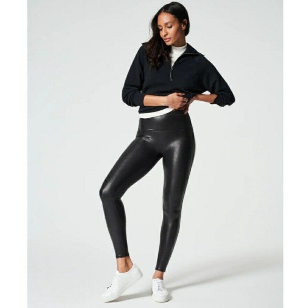 Spanx Faux Leather Leggings